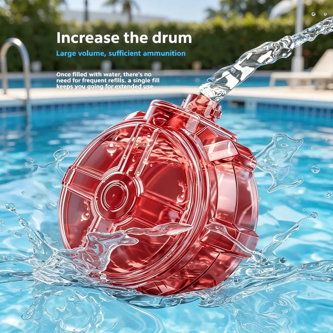 High-Powered Electric Water Blaster for Kids - 32FT Range, Rechargeable Summer Pool Toy for Boys and Girls
