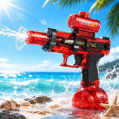 High-Powered Electric Water Blaster for Kids - 32FT Range, Rechargeable Summer Pool Toy for Boys and Girls
