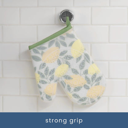 Self-Adhesive Push Towel Hooks (4-Pack) - Heavy-Duty Wall Hooks with Dual Installation for Kitchen, Bathroom, Garage & Home Organization