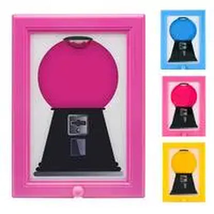 Wall-Mounted Photo Frame Candy Dispenser - Dual-Function Snack & Treat Storage Display for Home Décor, Pet Treats & Gifts